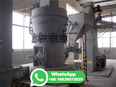 Analysis and Optimization of Grinding Performance of Vertical Roller ...